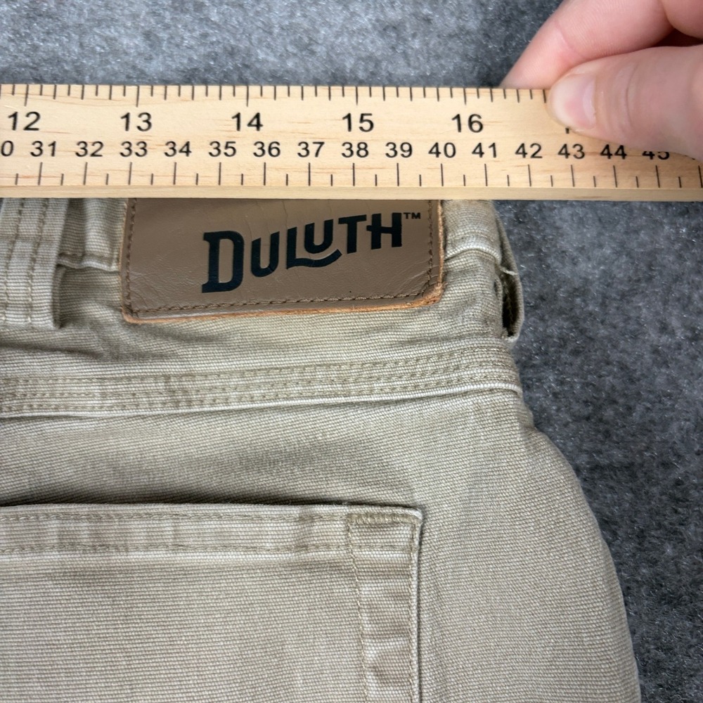 Duluth Trading Co Flex Fire Hose Pants Mens 36x34 Tan Relaxed Fit Workwear - Picture 7 of 11